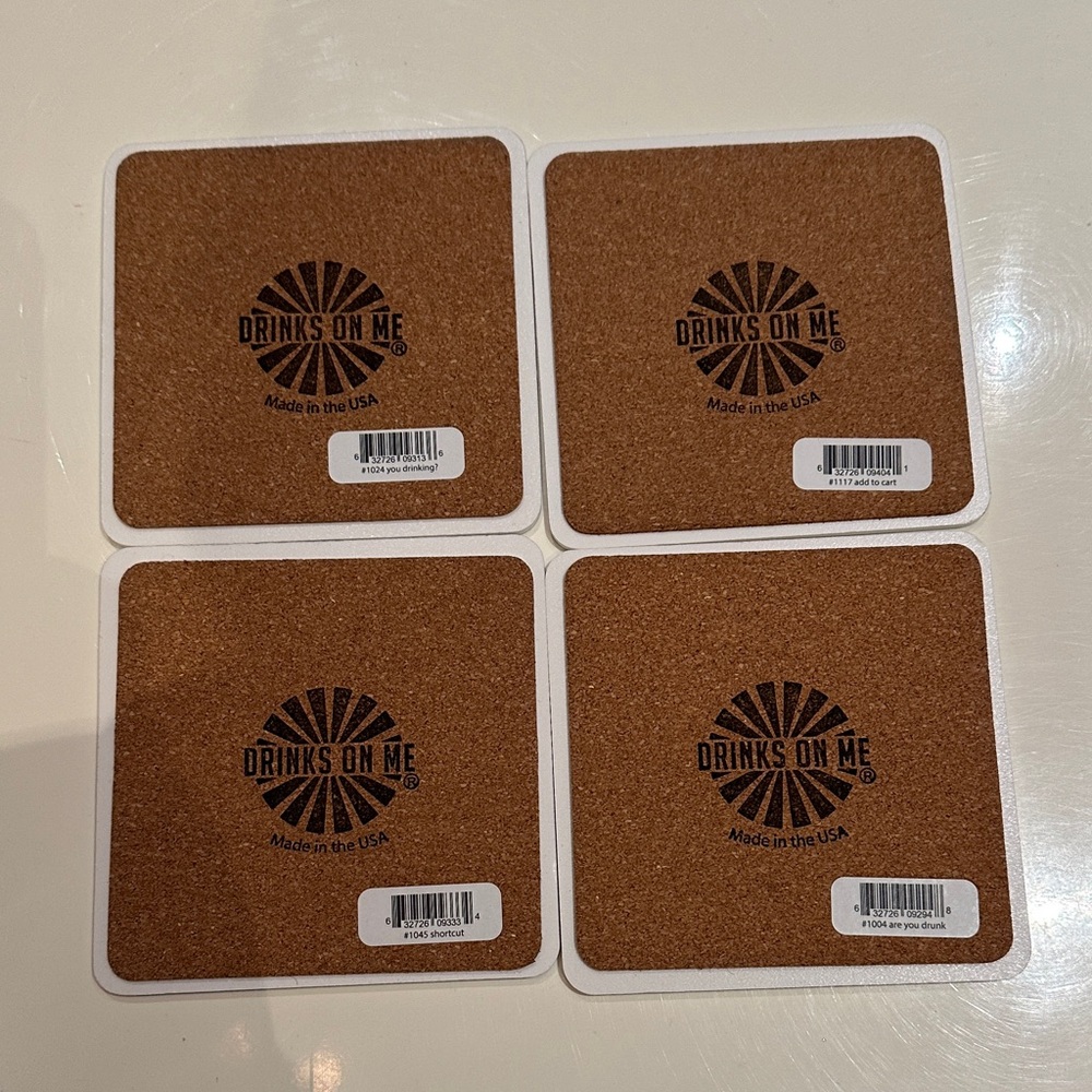 Colorful Humorous Coasters Set - Picture 2 of 2